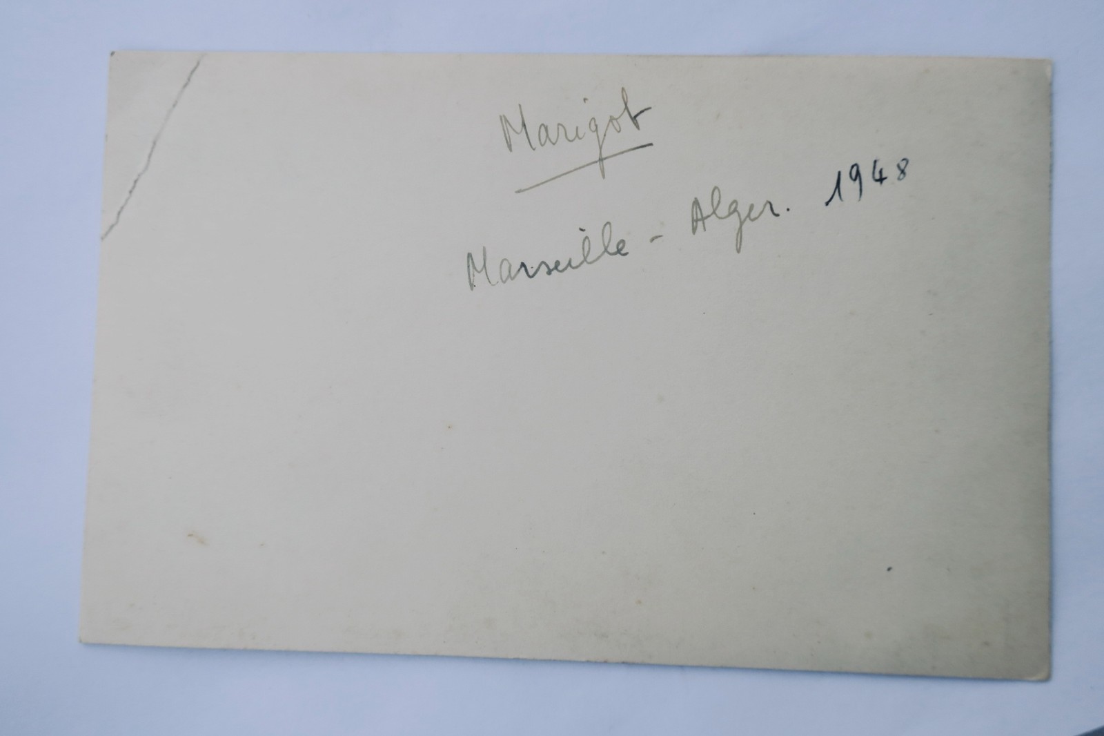 Marigot Marseille–Algier 1948 Foto