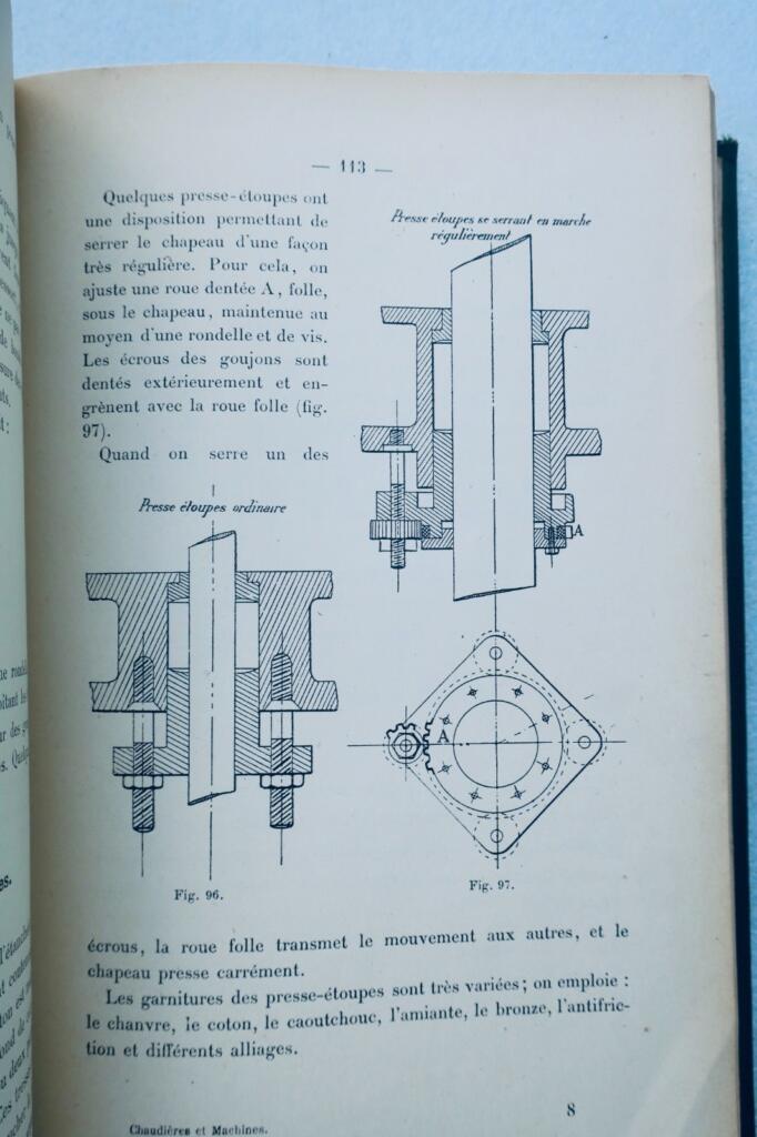 marine Traité pratique des CHAUDIERES & MACHINES de la MARINE DE COMMERCE 1916