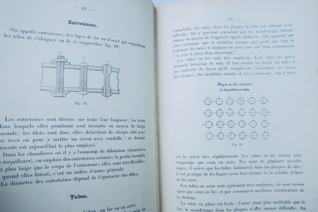 marine Traité pratique des CHAUDIERES & MACHINES de la MARINE DE COMMERCE 1916