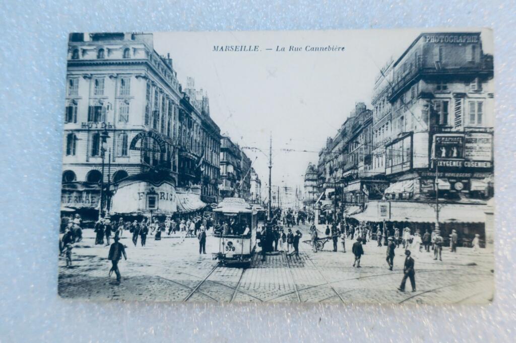 MARSEILLE, rue Cannebière, September 1914