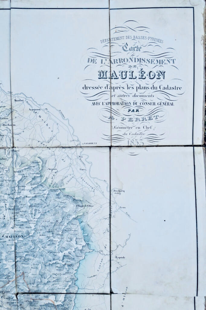 墨利翁地图，裱布，79×103厘米，1853年