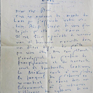 Maurice Bedel lettre autographe manuscrite