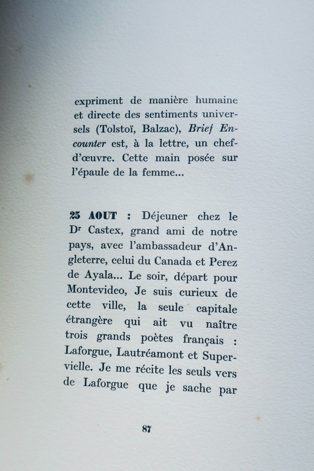 MAUROIS, André JOURNAL D'UN TOUR EN AMÉRIQUE LATINE + dédicace – Image 5