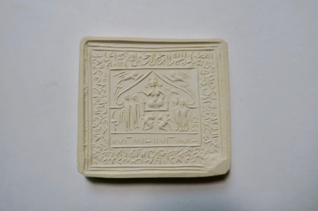 铜版画用石膏模型 40 x 42 mm