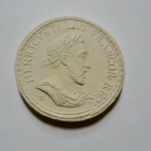 Henricus II, Gipsmedaille, 35 mm