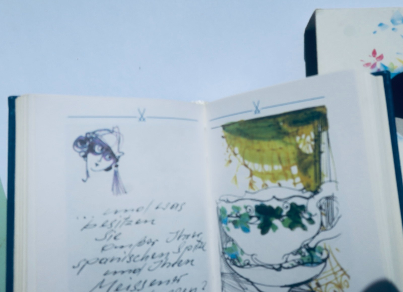 Meissener Porzellan. Ein Kritzelbüchlein, gezeichnet von Heinz Werner – Image 5