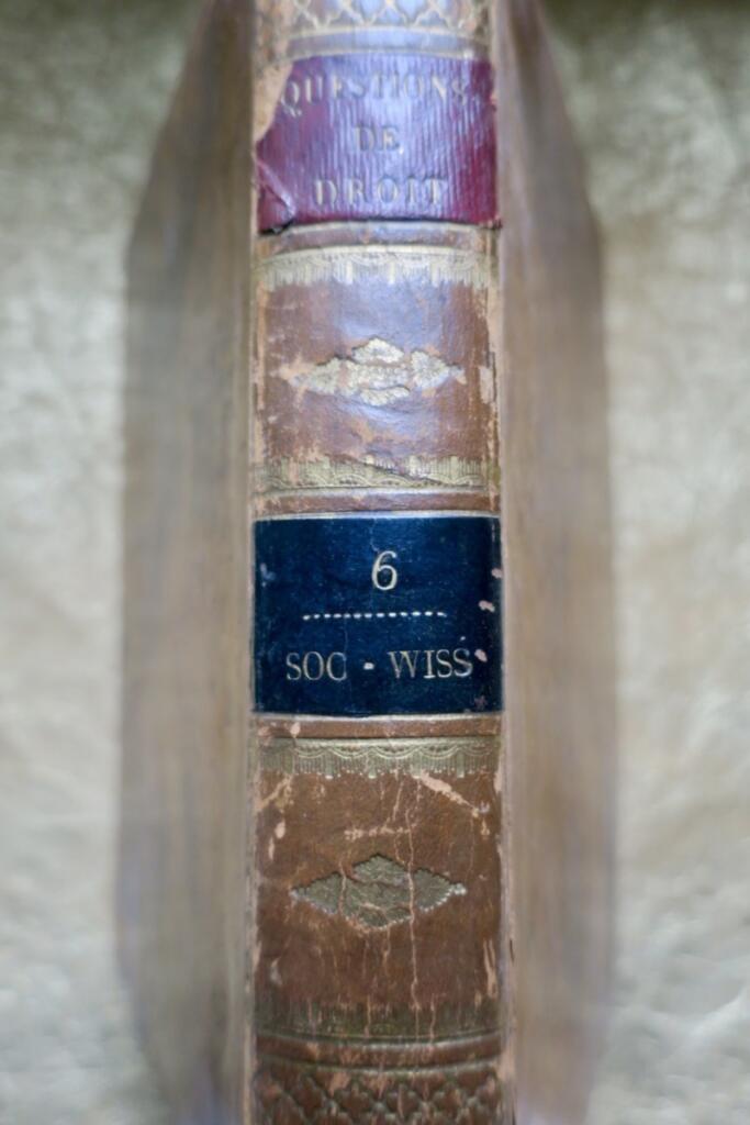 Merlin M., Alphabetical Collection of Legal Questions, 1820