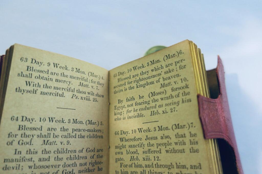 miniature book texts for every day in the year 1857, 53 x 70 mm