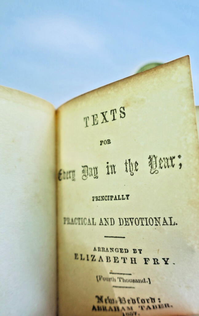 miniature book texts for every day in the year 1857, 53 x 70 mm