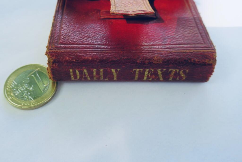 miniature book texts for every day in the year 1857, 53 x 70 mm