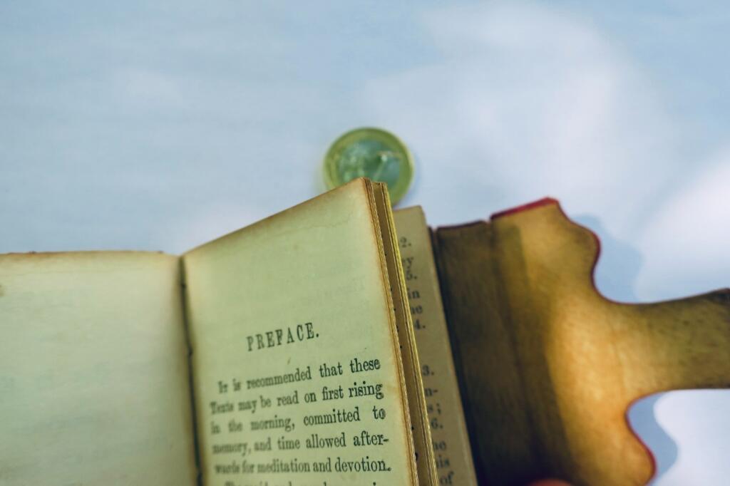 miniature book texts for every day in the year 1857, 53 x 70 mm