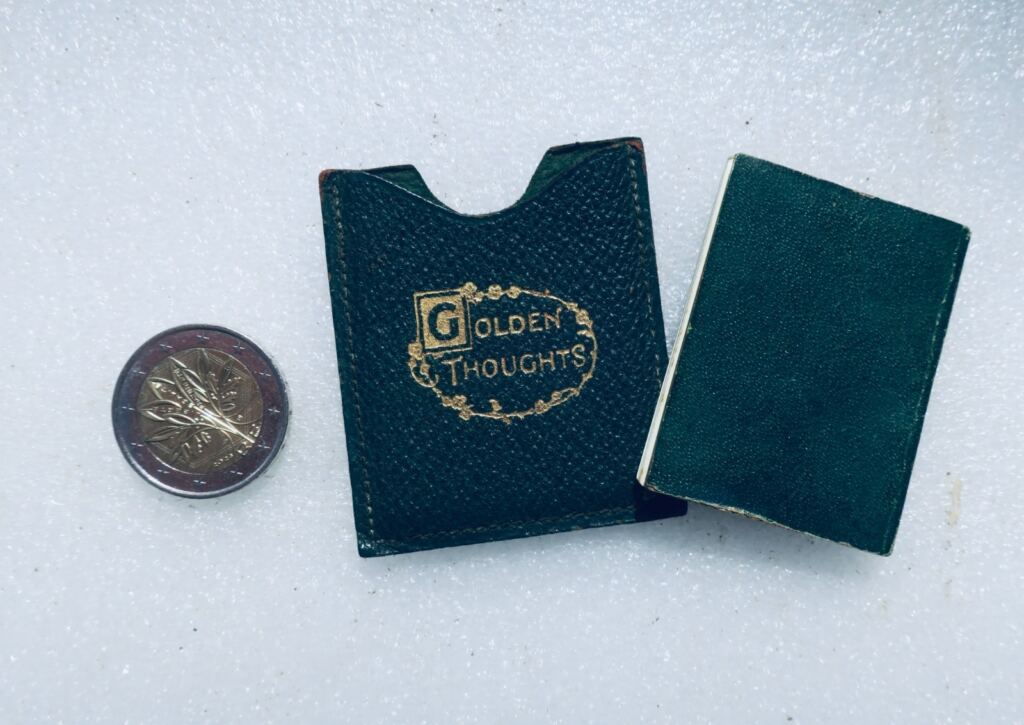 MINIATURBUCH Walker's Golden Thoughts Calendar 1934