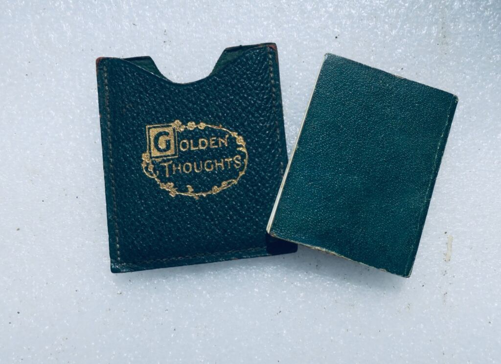 MINIATURBUCH Walker's Golden Thoughts Calendar 1934