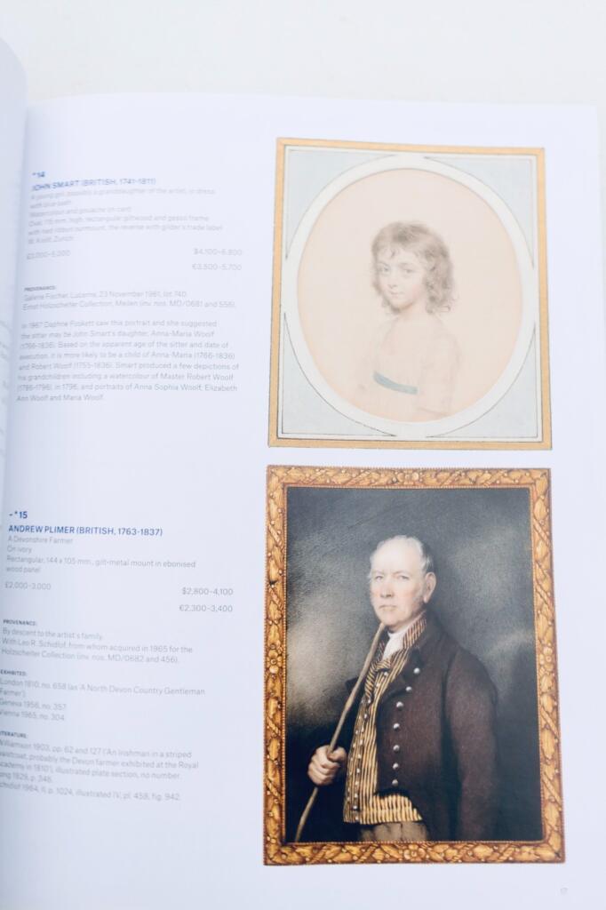 miniature Christie's London Treasured Portraits from Collection of Holzscheiter