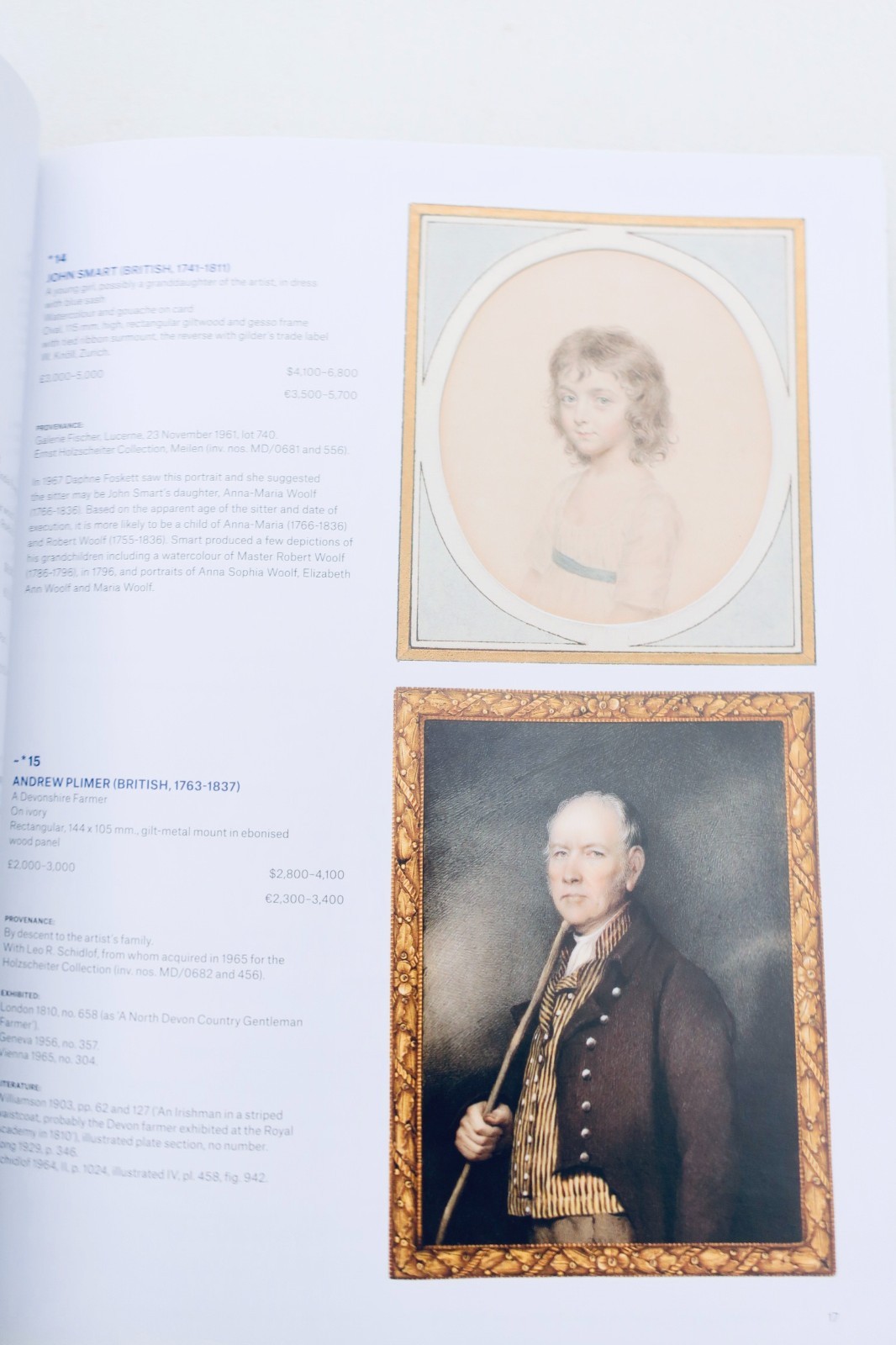 Miniatur Christie’s London „Treasured Portraits“ aus Sammlung Holzscheiter