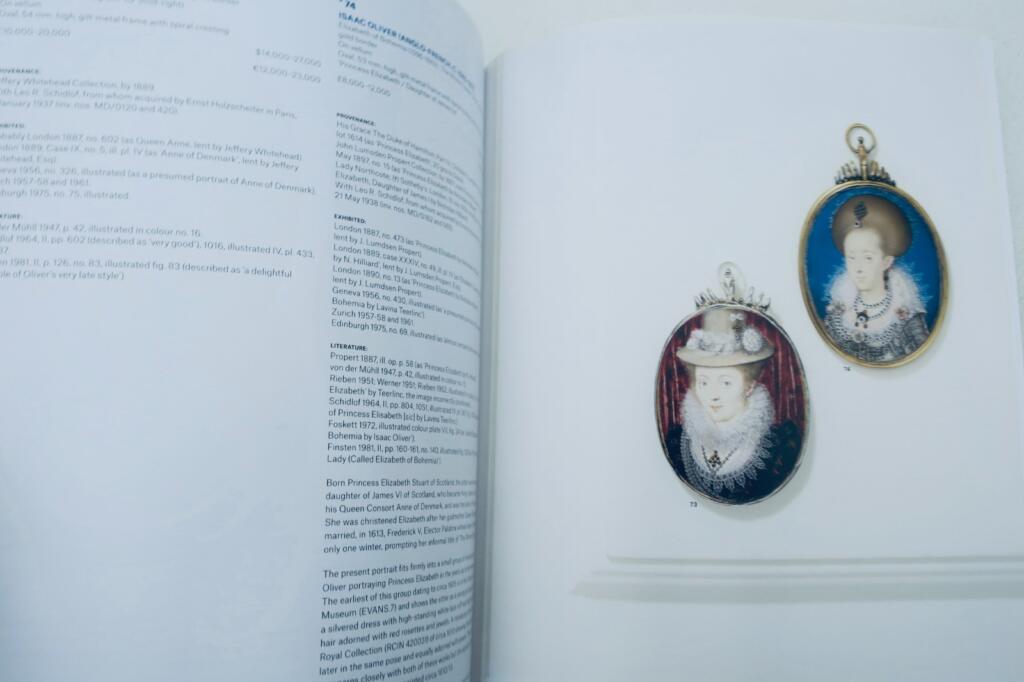 miniature Christie's London Treasured Portraits from Collection of Holzscheiter