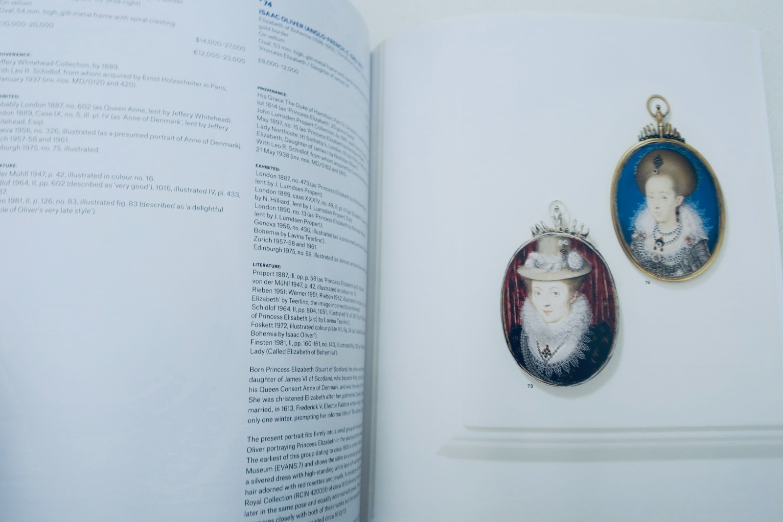Miniatur Christie’s London „Treasured Portraits“ aus Sammlung Holzscheiter