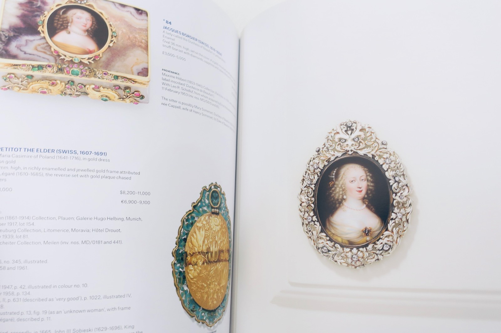 Miniatur Christie’s London „Treasured Portraits“ aus Sammlung Holzscheiter