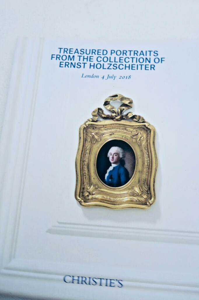 miniature Christie's London Treasured Portraits from Collection of Holzscheiter