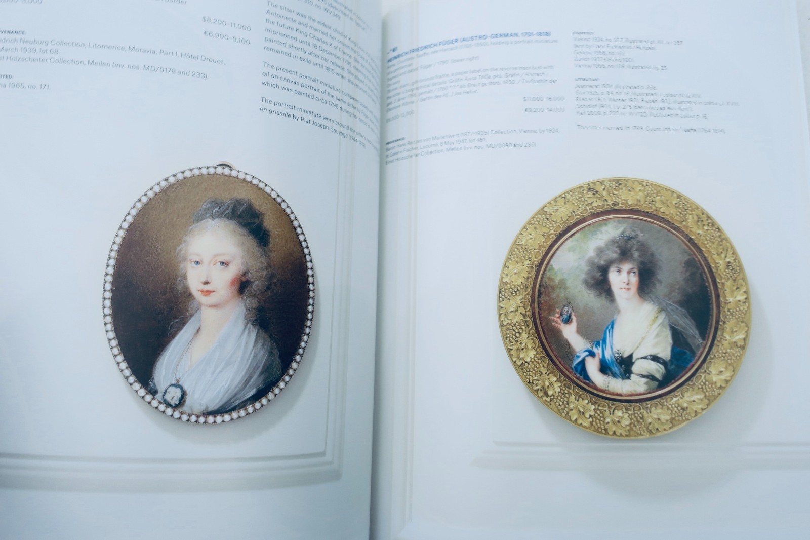 Miniatur Christie’s London „Treasured Portraits“ aus Sammlung Holzscheiter
