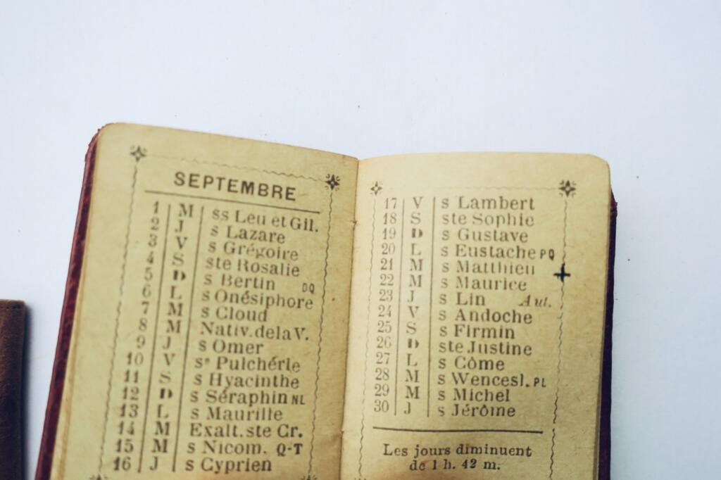 Tiny pocket diary WAR 1916 - 1920 35 x 50 mm