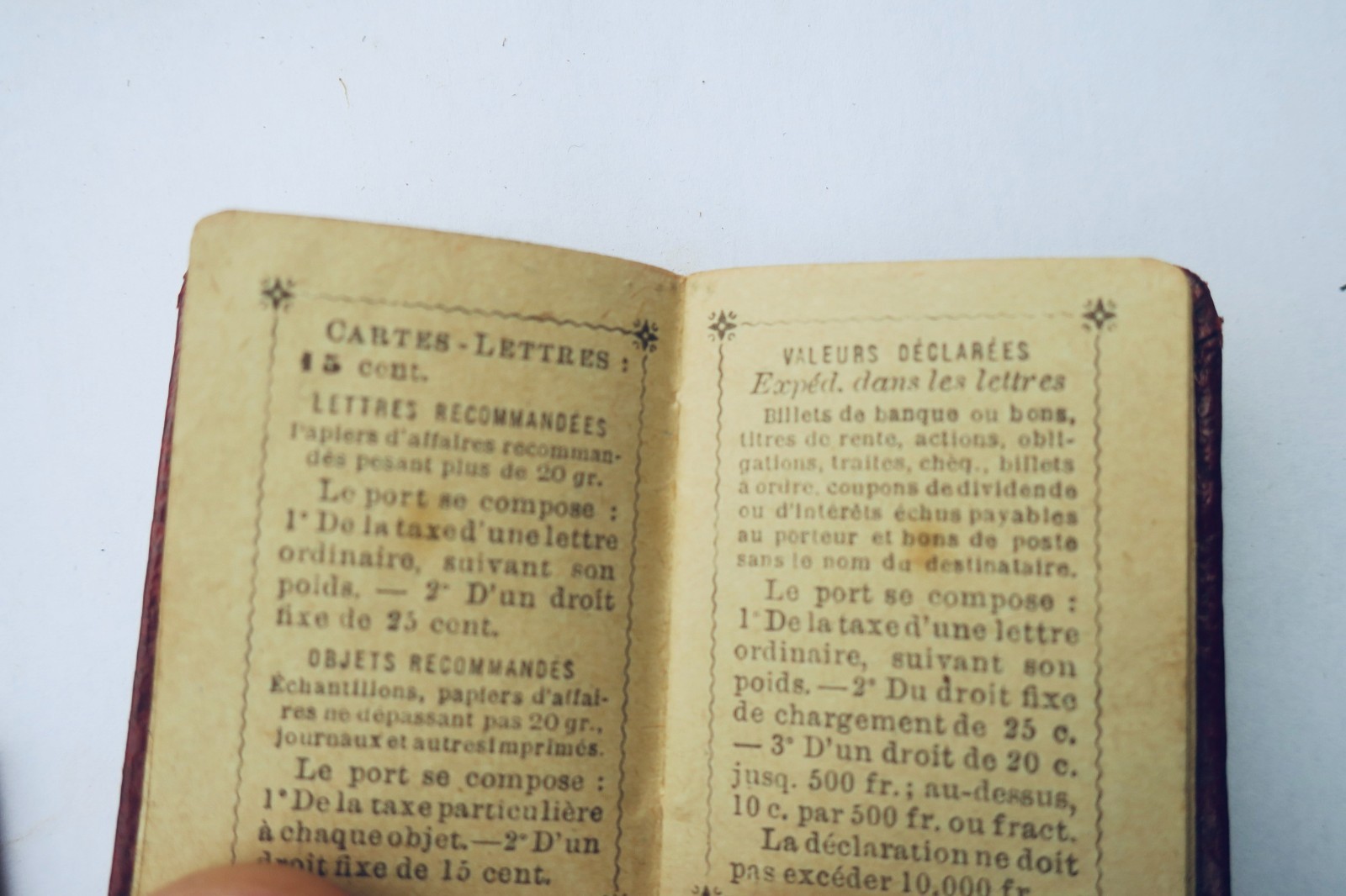 Tiny 1916–1920 war pocket diary, 35 x 50 mm.