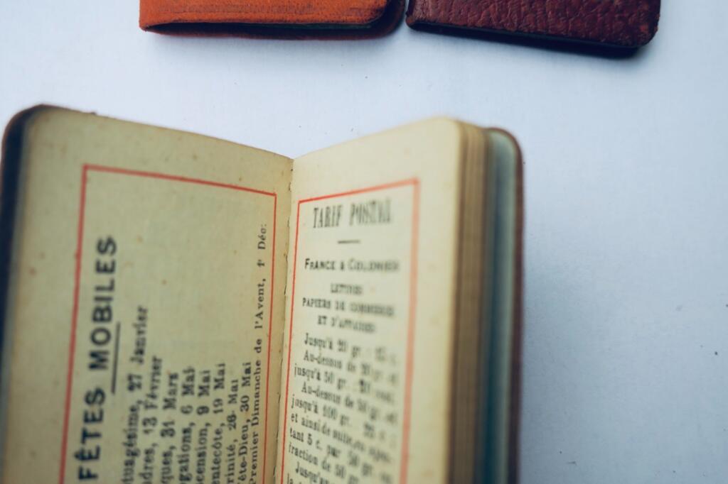 Tiny pocket diary WAR 1916 - 1920 35 x 50 mm