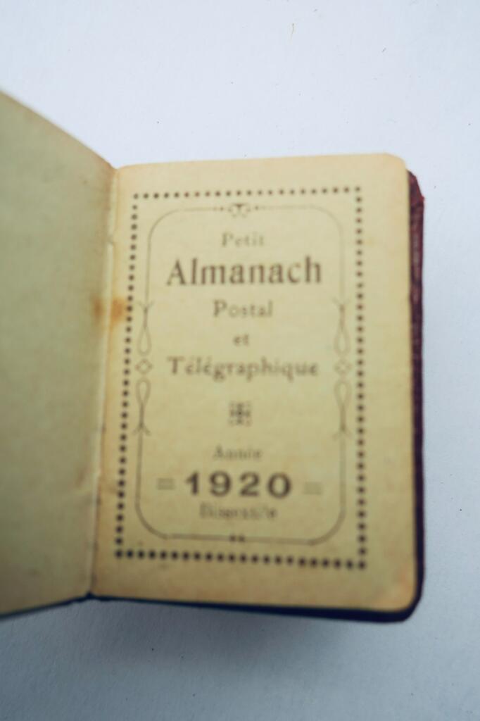 Tiny pocket diary WAR 1916 - 1920 35 x 50 mm