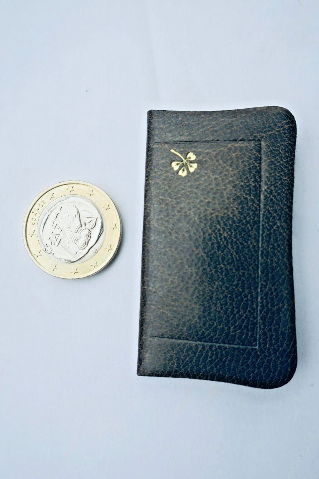 tiny calendar, 1907, full morocco binding, 59 x 33 mm