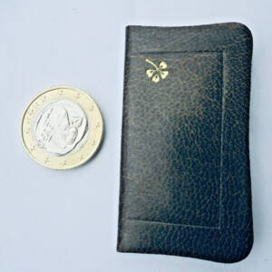 Tiny 1907 almanac, morocco binding, 59 x 33 mm