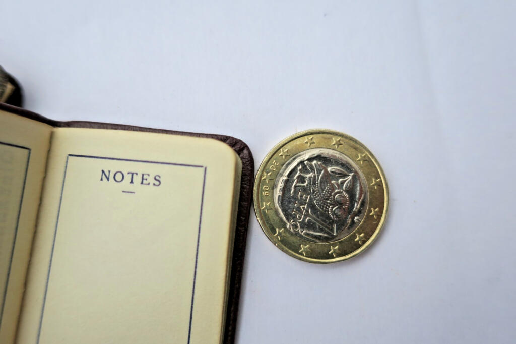 miniature calendar.. 1953, maroquin binding, 50 × 36 mm