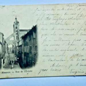 mirande rue de l'évêché vers 1900 Gers 32