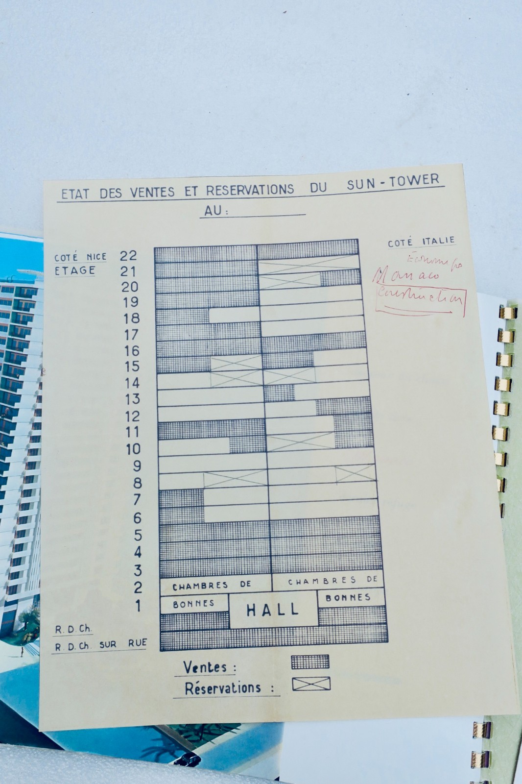 摩纳哥太阳塔楼目录 1960年售楼广告