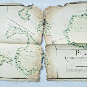 Moulins wood from the general hospital parish of Chesi 1780