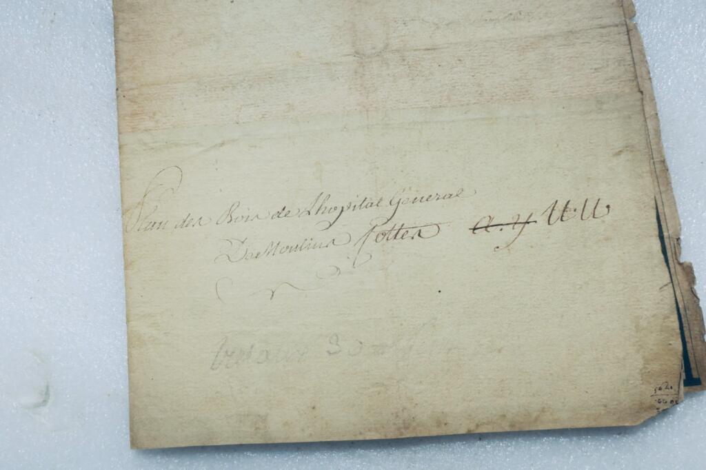 医院总院的木制磨坊 Paroisse de Chesi 1780