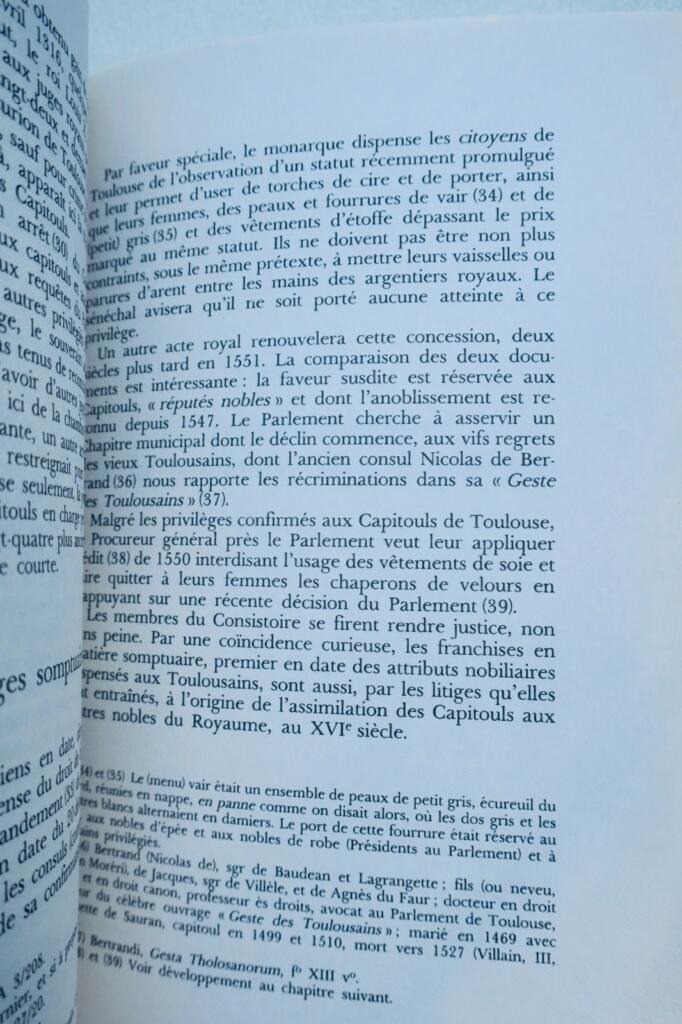 noblesse des Capitouls de Toulouse