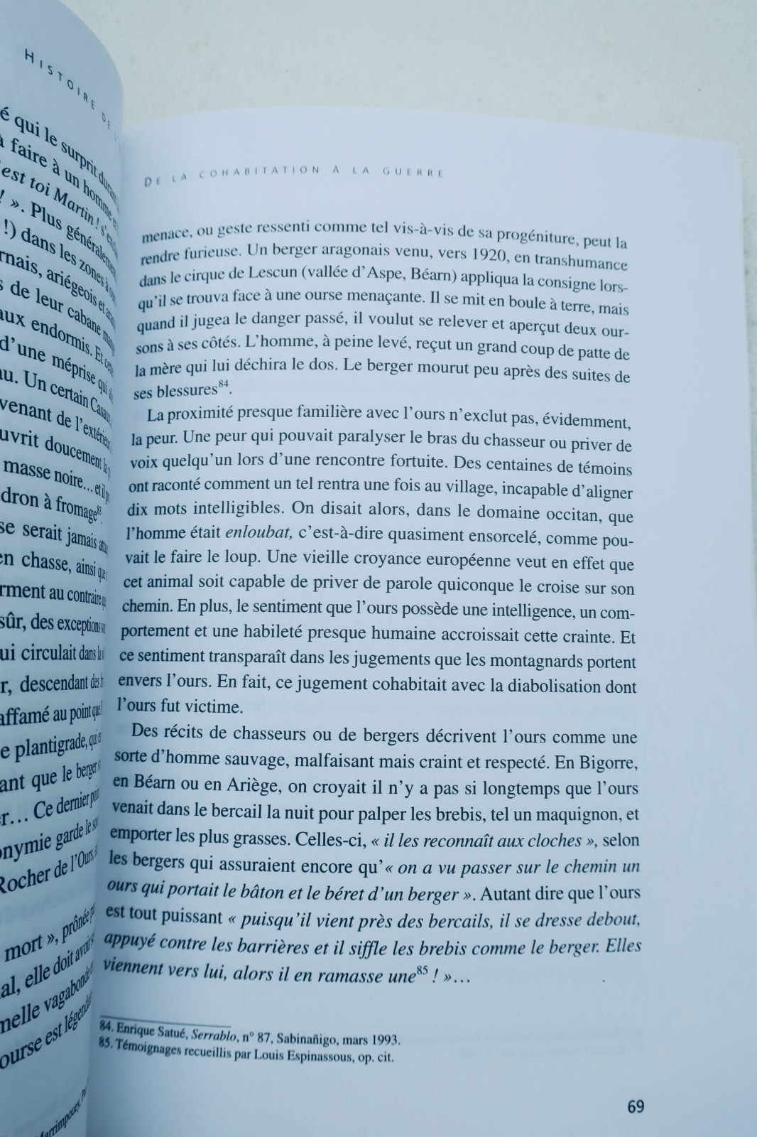 《比利牛斯山熊类历史》