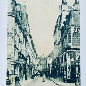 Paris 7. Arr. Rue du Bac. Blick auf den Boulevard Saint-Germain
