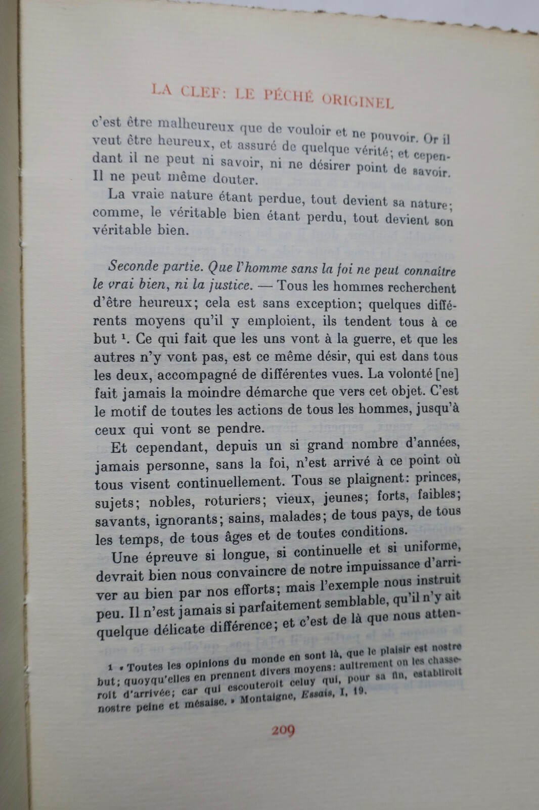 巴斯卡《沉思錄》1947年版
