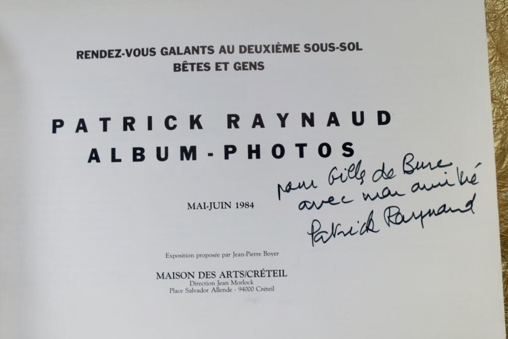 Patrick Raynaud Album – Photographs, signed