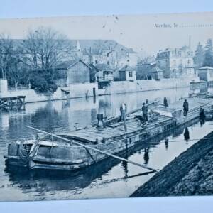 Peniche CPA Verdun, der kanalisierte Fluss Maas