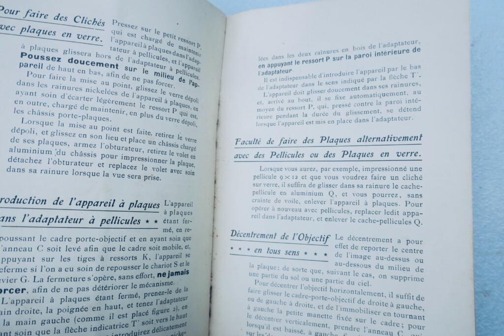 photo instructions pour le rêve idéal 1904 9×12