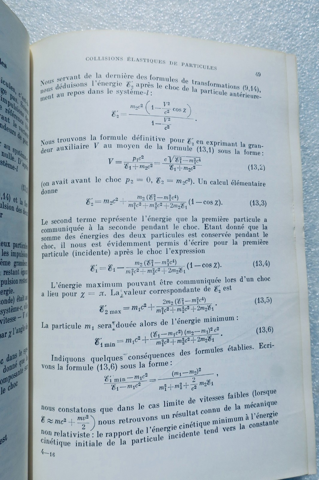 Physique théorique Mécanique quantique théorie du champ éditions Mir Moscou 1966 - La Librairie Antique