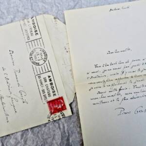 Pierre Gaxotte lettre manuscrite autographe & signée