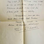 Pierre Lyautey belle lettre autographe manuscrite - La Librairie Antique