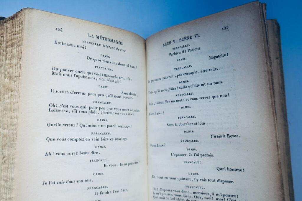 Piron selected works of Piron 1826 miniature book