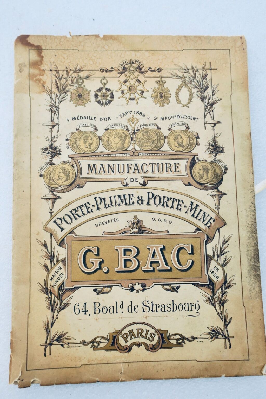 porte-plume and porte-mine by G. Bac