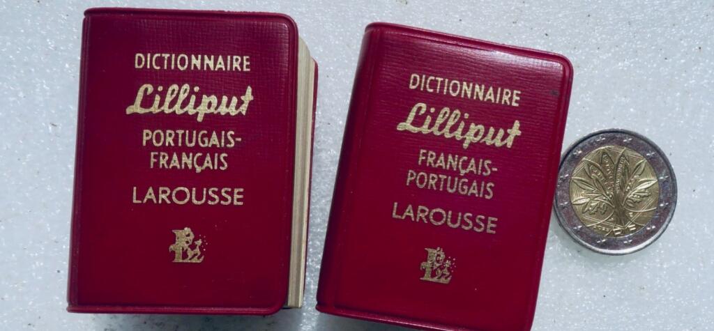 ポルトガル語‑フランス語／フランス語‑ポルトガル語 Lilliput 50 × 38 mm