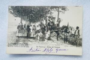 Provence 3 cartes postales 1902-1905 EN PROVENCO RETOUR DEI VENDUMI