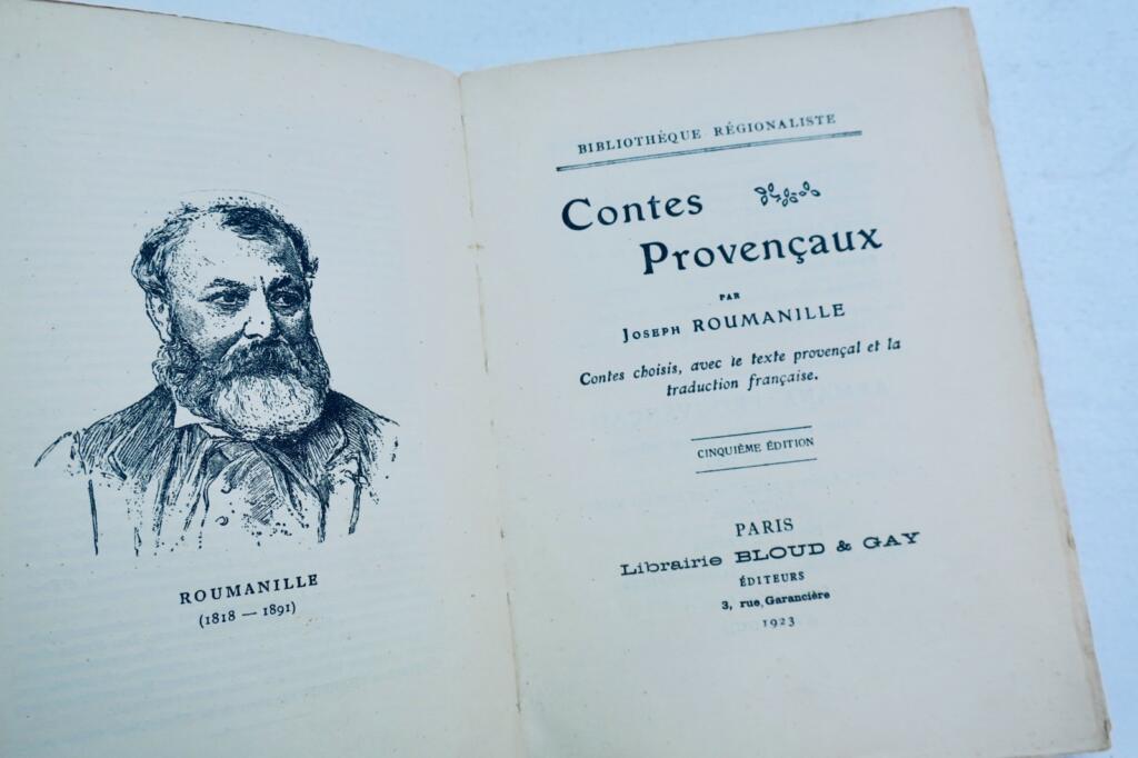 provence ROUMANILLE Contes Provençaux. Contes choisis, avec le texte